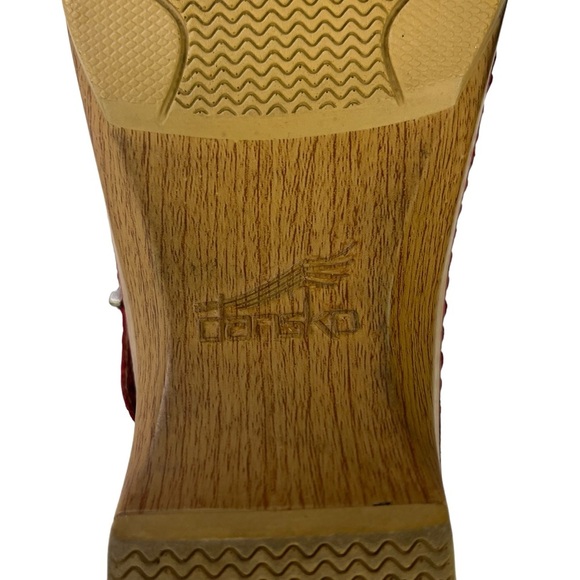 Dansko Leather Cross Strap Block Heels Sandals Womens Size US9.5-10  EU40 - Picture 11 of 13